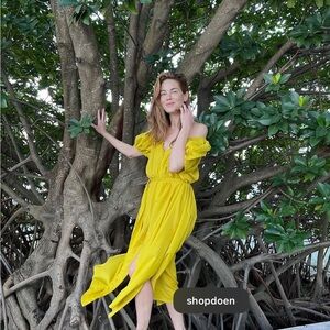 Doen Women’s Juno Moss Cotton Dress